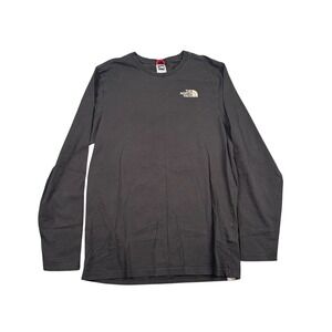 The North Face Men Black Denali Mt McKinley Alaska Long Sleeve Graphic Tee S 891